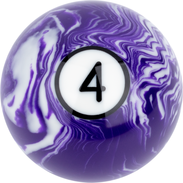 White Marble Replacement Ball - #4